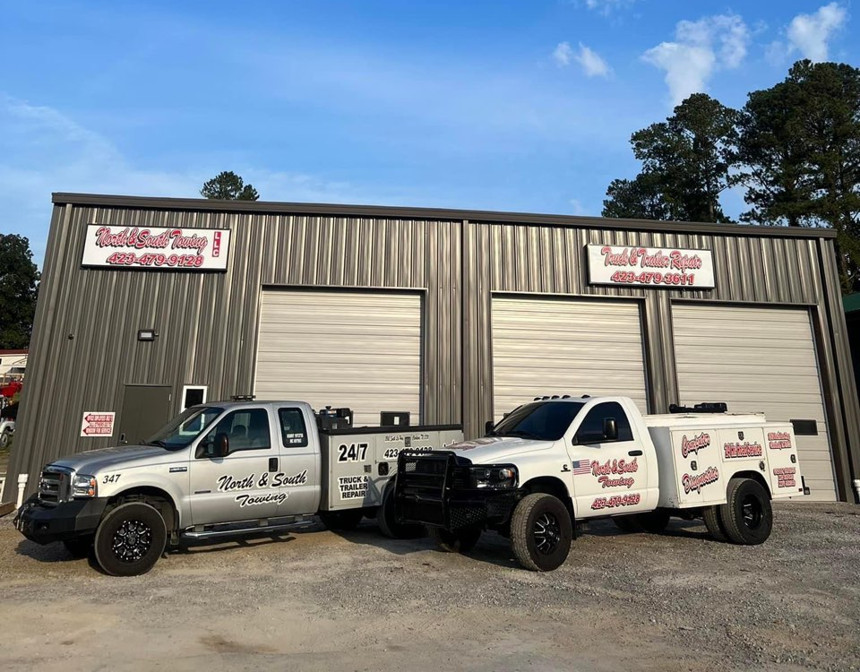 Two Truck in the Garage